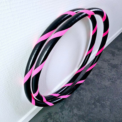 Hoelahoep Zwart/Roze UV