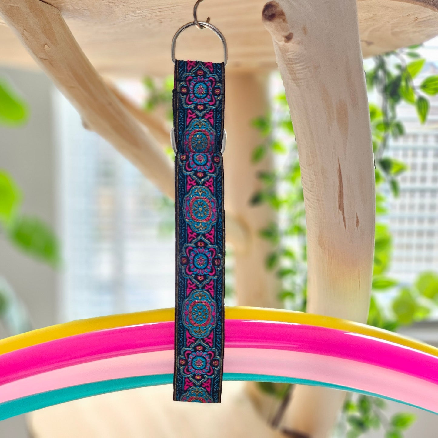 Hoepel Hangie Bohemian Pink